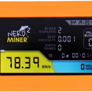nerd NerdMiner V2 350kh/s 2.8 Inch Display BTC Solo Lottery Nerd