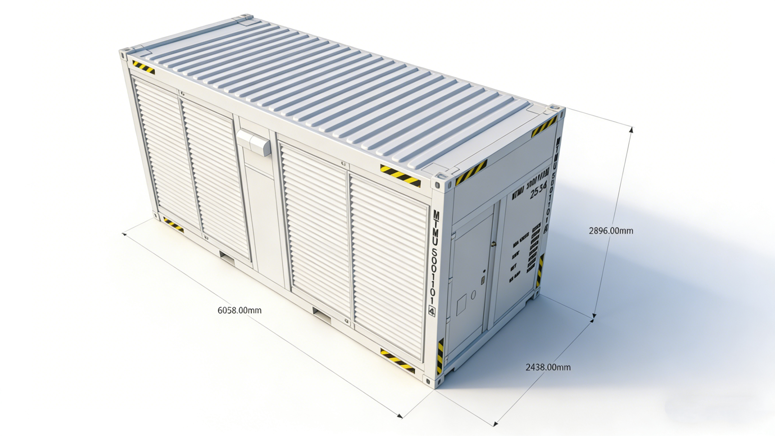 Air cooling ASIC mining container