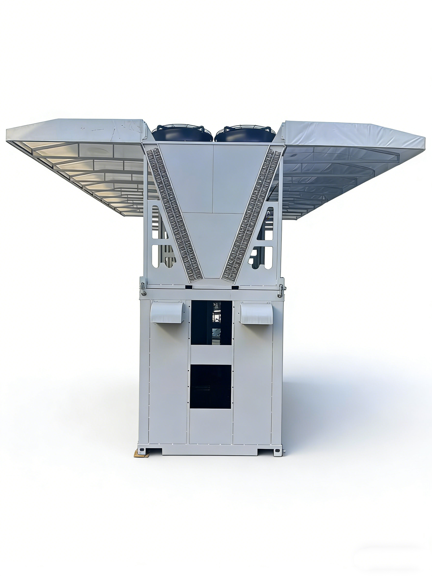 420 Slots 40-Foot 2.5MW Hyd Cooling Mining Container Cabinet For Bitmain Antminer view 1